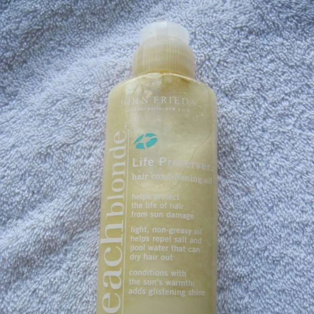 4 fl oz John Frieda Bleach Blonde Life Preserver Conditioning Jojoba Hair Oil